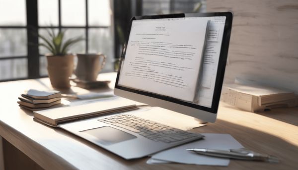 Un exemple de dossier professionnel Word qui impressionne